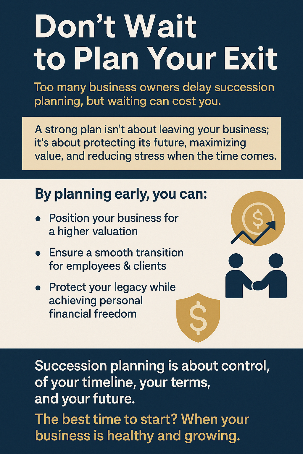 Effective Succession Planning: It Isn’t About Leaving your Business; it’s About Securing its Future